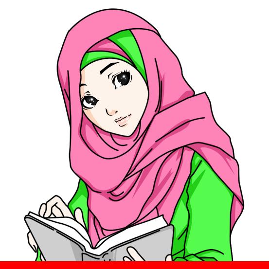 50 GAMBAR KARTUN KEREN Lucu Sketsa Karikatur Muslimah 