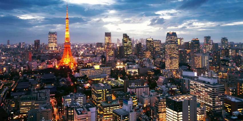 Foto kota metropolita keren Tokyo